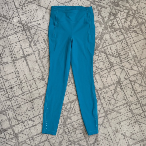 Lululemon Swift Speed High-Rise Tight 28"in Turquoise Tide Sz. 6 *Pockets - Picture 6 of 12